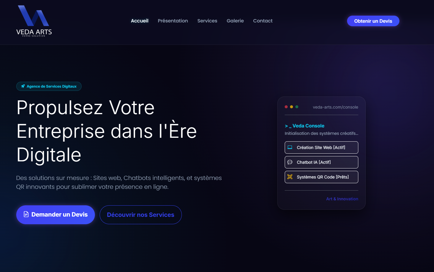 Création et hébergement web